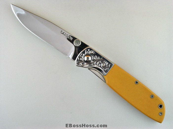 Kit Carson Engraved Folder