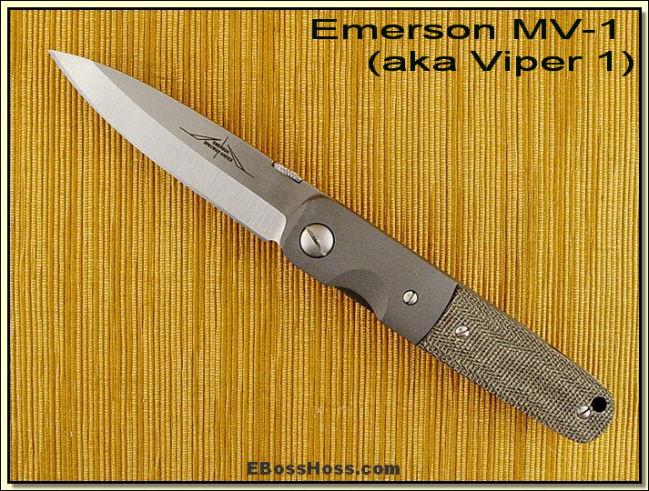 Ernie Emerson Customs ID-ed