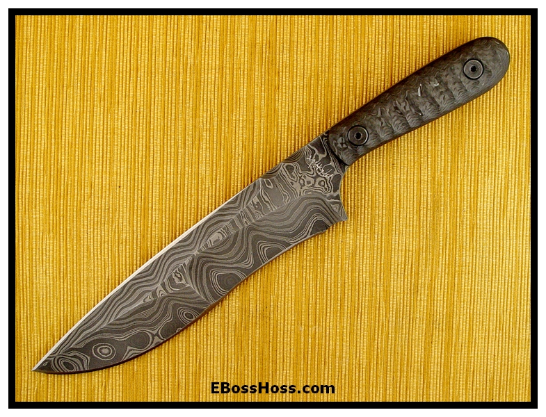 Mick Strider MSC 11" Forged Damascus Fighter