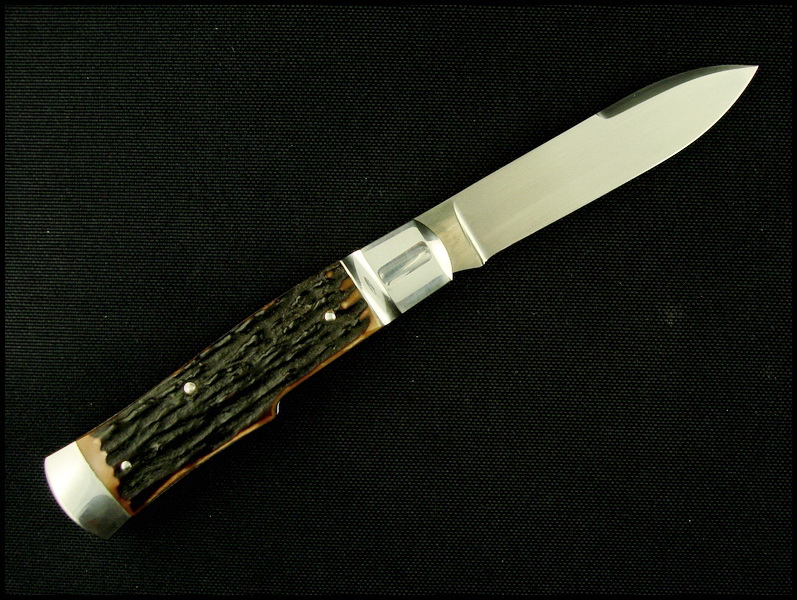 Hiroaki Ohta Stag Gunstock Slipjoint