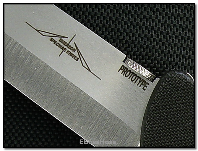 Ernie Emerson Super Raven B (Tanto) Prototype.