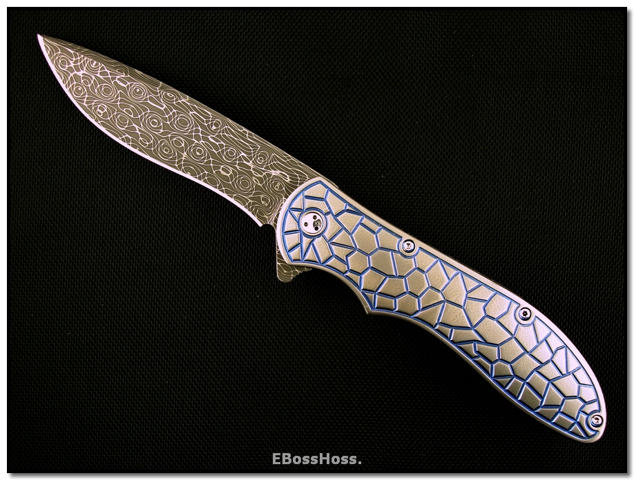 Phil Boguszewski Deluxe Framelock Cobra - 'Cracked Ice'