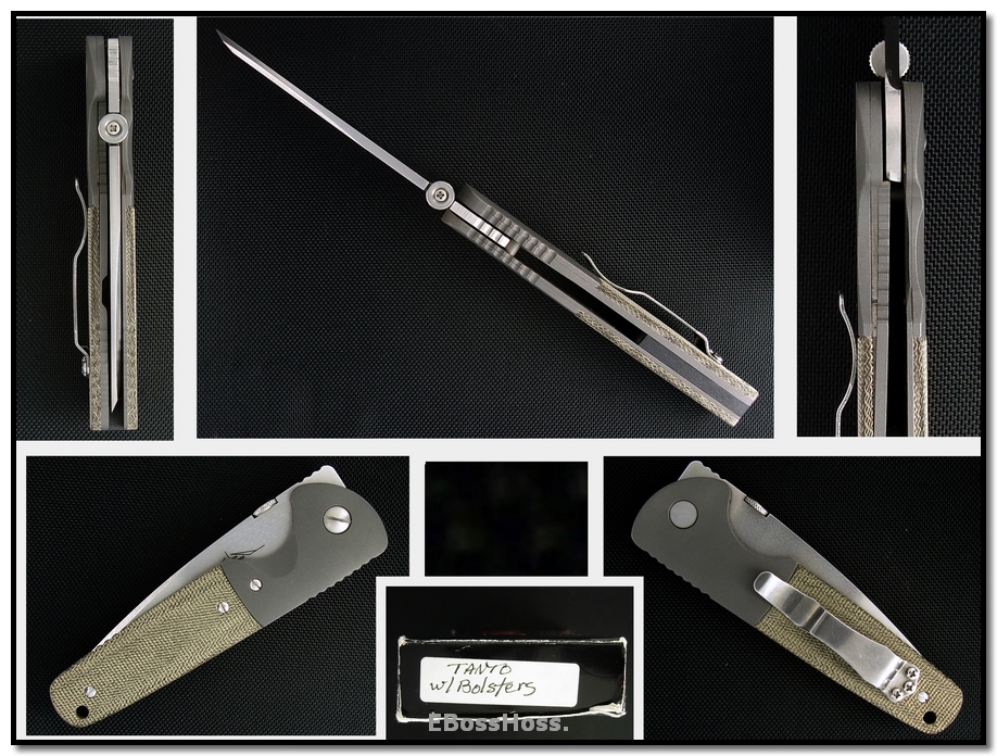 Ernie Emerson Custom Tanto w/Bolsters