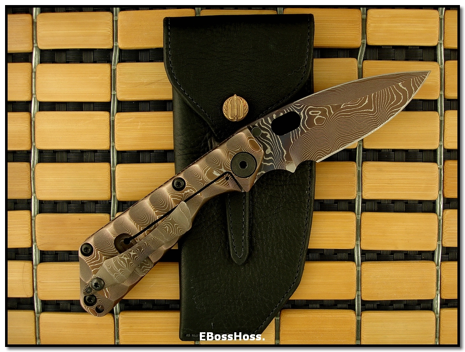 Mick Strider MSC All-Damascus SnG - Dagger Grind