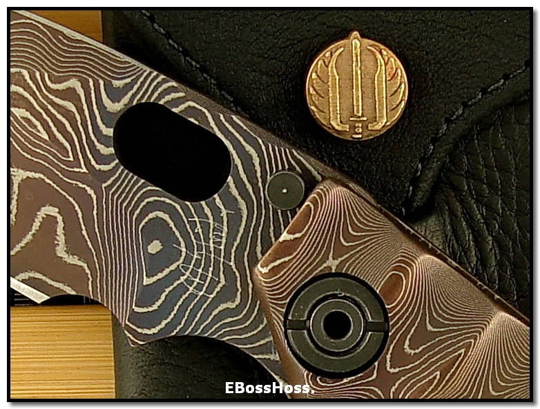 Mick Strider MSC All-Damascus SnG - Dagger Grind