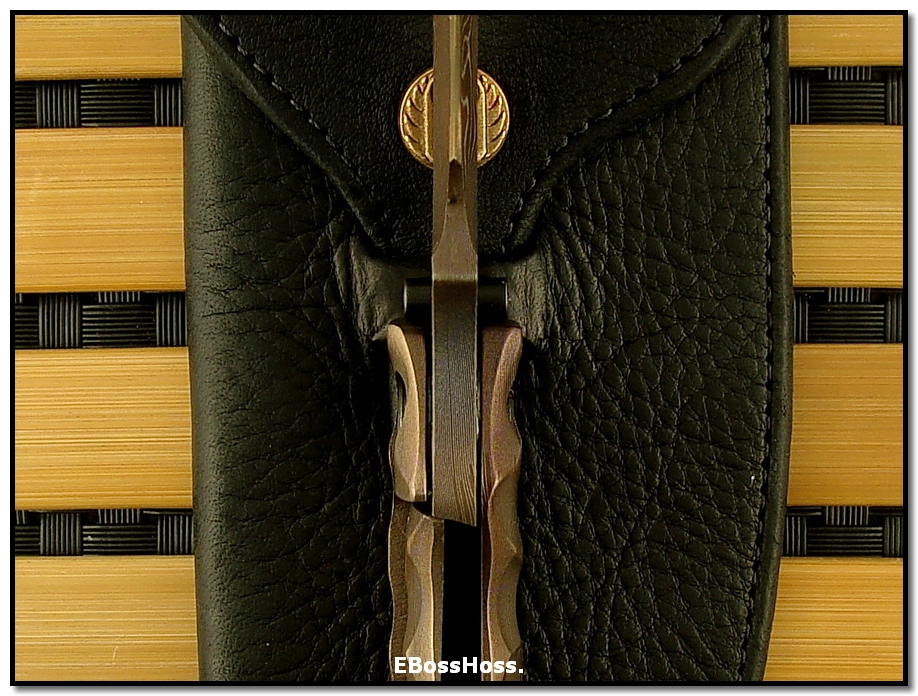 Mick Strider MSC All-Damascus SnG - Dagger Grind