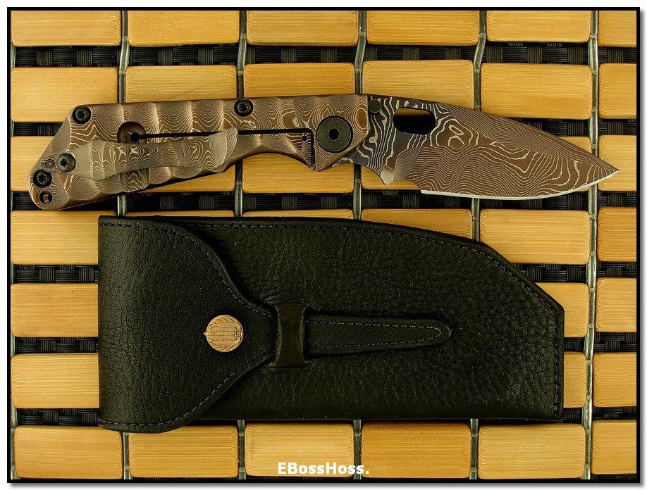 Mick Strider MSC All-Damascus SnG - Dagger Grind