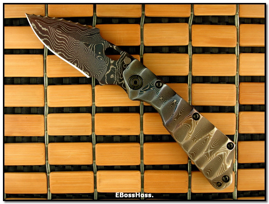 Mick Strider MSC All-Damascus SMF Dragon-Spine