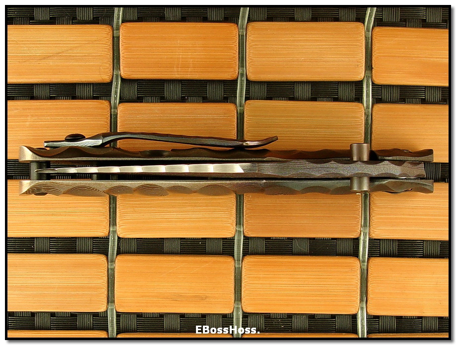 Mick Strider MSC All-Damascus SMF Dragon-Spine