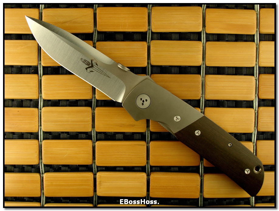 Microtech / Terzuola ATCF D/A - w/Hand- Ground satin blade