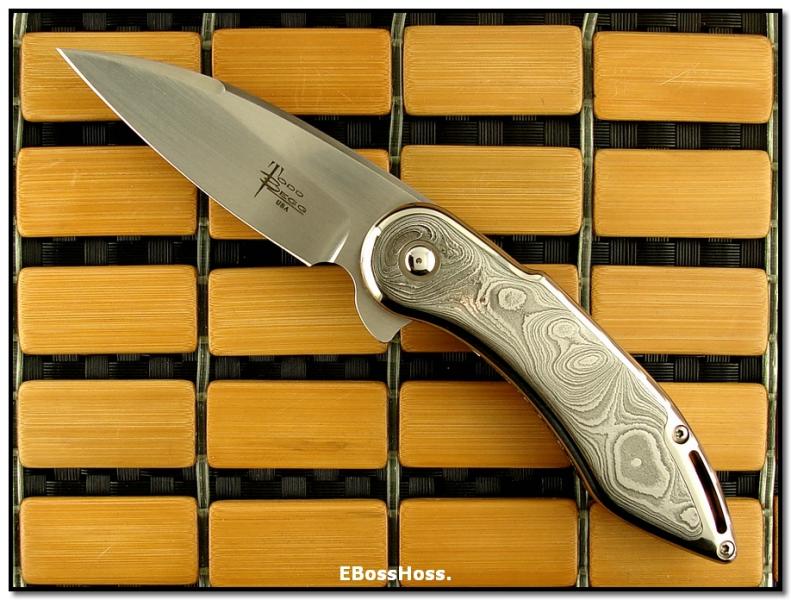 Todd Begg Damascus Gents Glimpse Flipper