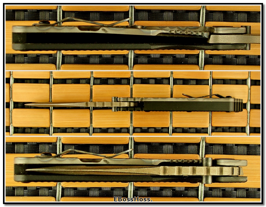 Mick Strider MSC Nightmare-Grind Spearpoint SMF - Brown Damascus