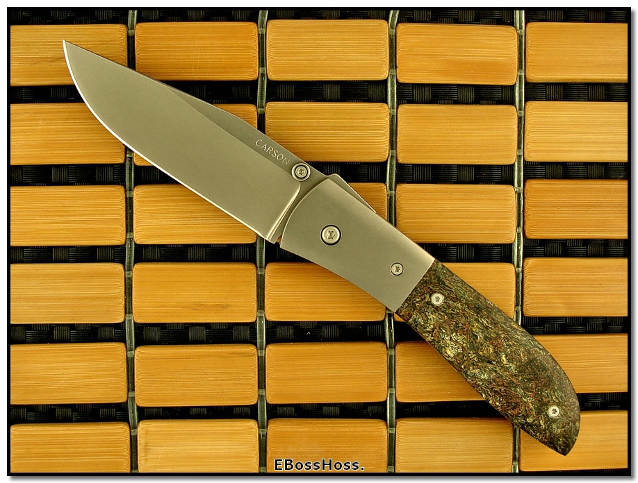 Kit Carson Rag Micarta Med. Model 4