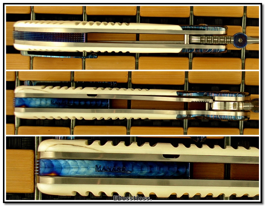 Sal Manaro Dlx. XL Bullseye - Blade Stock by Chad Nichols