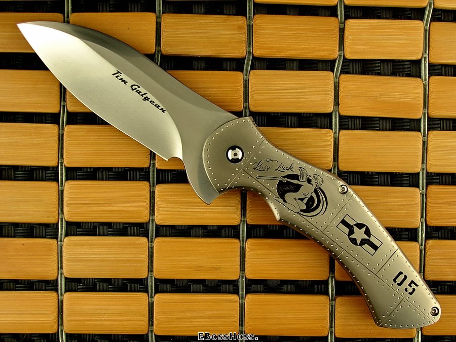 Tim Galyean Custom Junkyard Dawg engraved by CJ Cai