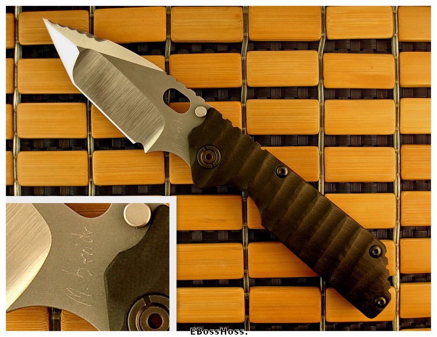 Mick Strider Custom Framelock GB Serrated
