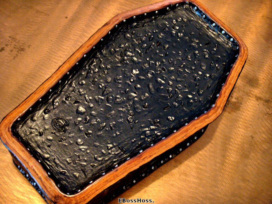 Greg Everett Hand-made Black Gator "Coffin" Box