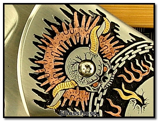 D.B. Fraley 5-in. Bladed Deluxe Torrent engraved by CJ Cai