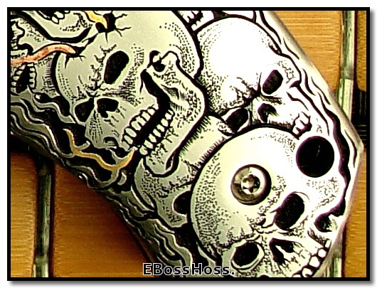 D.B. Fraley 5-in. Bladed Deluxe Torrent engraved by CJ Cai