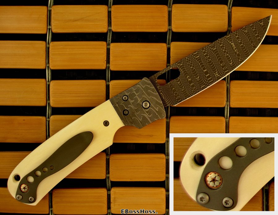 Tom Mayo Very Dlx. Large TNT - Ivory / Damascus / Damascus