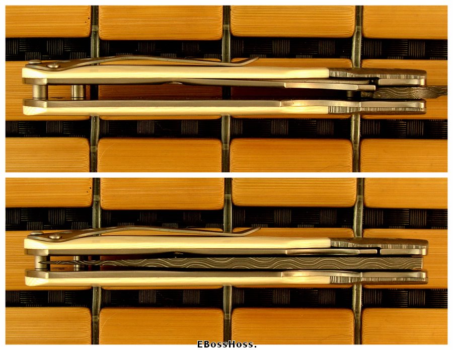 Tom Mayo Very Dlx. Large TNT - Ivory / Damascus / Damascus