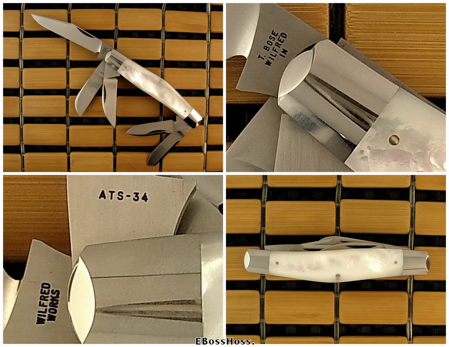 Tony Bose 5-Blade Stockman in Mother of Pearl