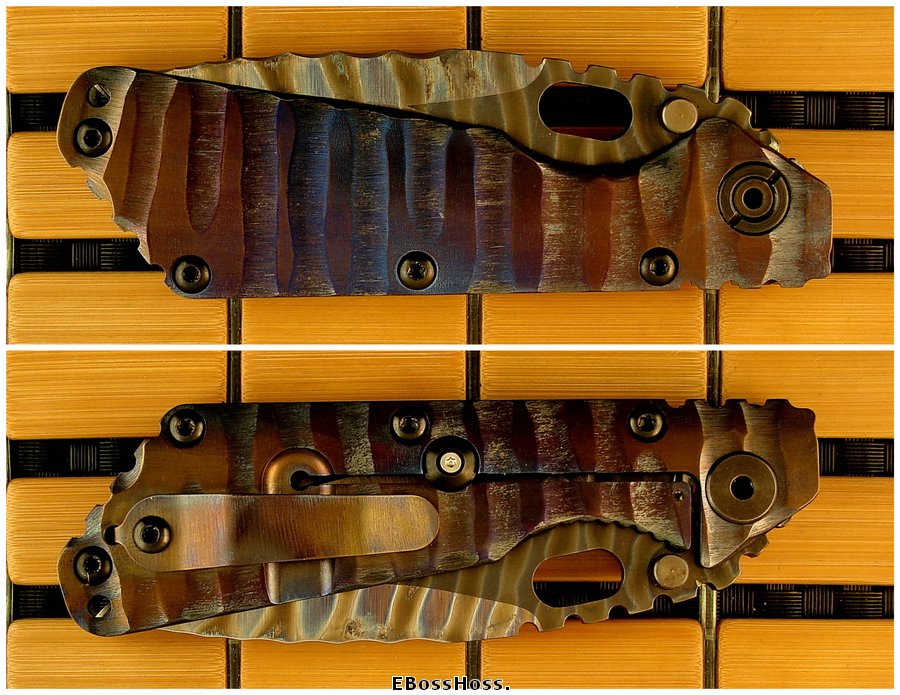 Mick Strider MSC All-Titanium SMF Dragon-spine Dagger Grind