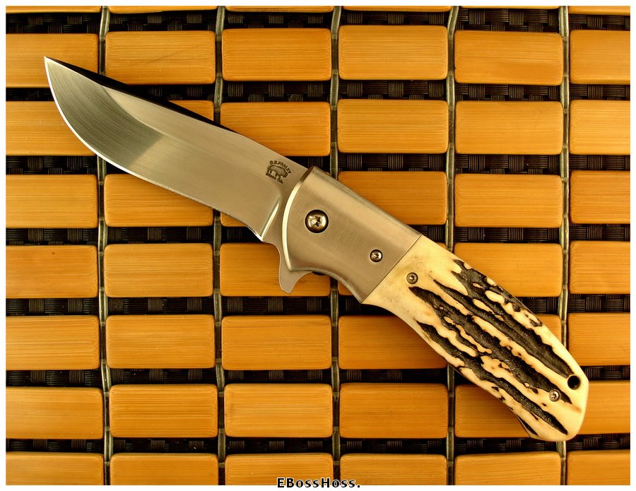 D.B. Fraley Deluxe 4-inch Torrent - Stag w/Bolsters