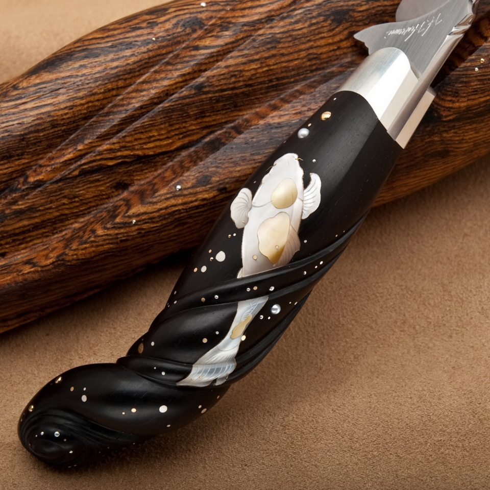 Harumi Hirayama Carps in the Rapid Stream