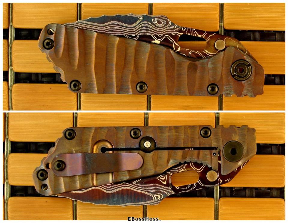 Mick Strider MSC Nightmare SMF Cobalt Damascus