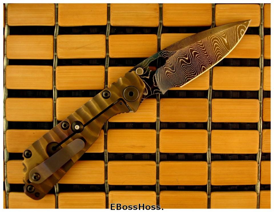 Mick Strider MSC Cobalt-Damascus SMF