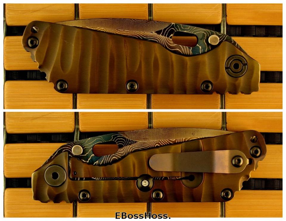 Mick Strider MSC Cobalt-Damascus SMF