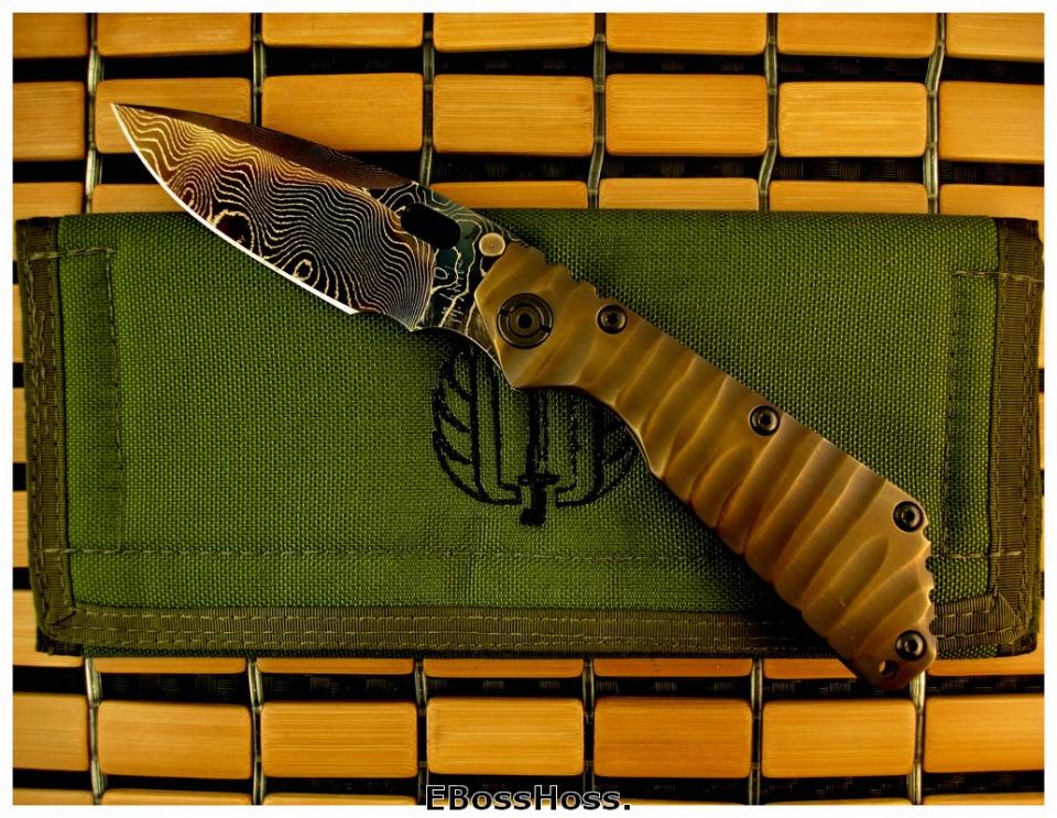 Mick Strider MSC Cobalt-Damascus SMF