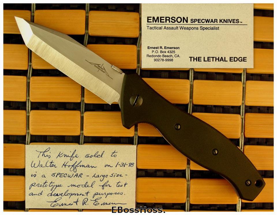 Ernie Emerson SpecWar (Large) Prototype