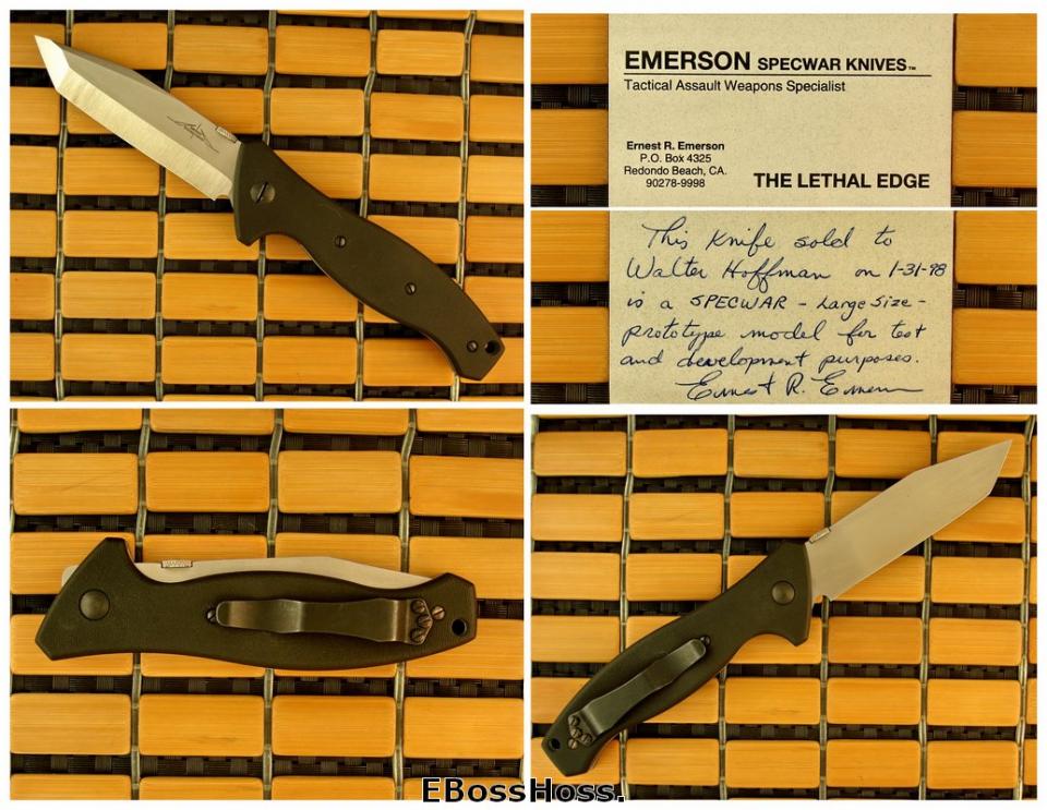 Ernie Emerson SpecWar (Large) Prototype