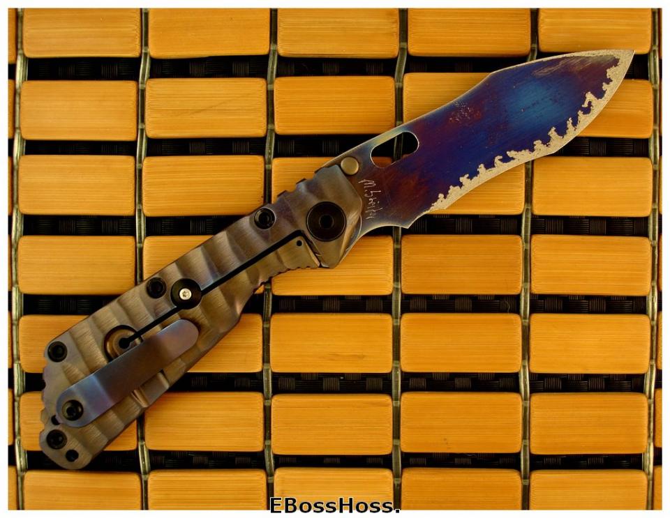 Mick Strider Laminated-Blade SMF - CF & Titanium