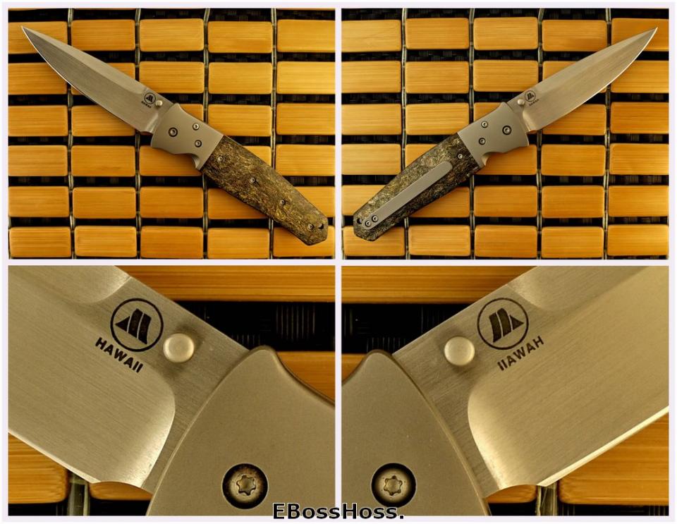 Tom Mayo Deluxe Dr Death Jr. - Rag Micarta