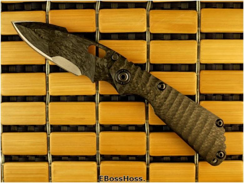 Mick Strider Custom (MSC) CF/TI Laminated SnG Dragon-spine