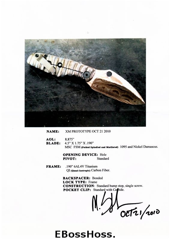 Mick Strider Custom (MSC) XM Custom Prototype