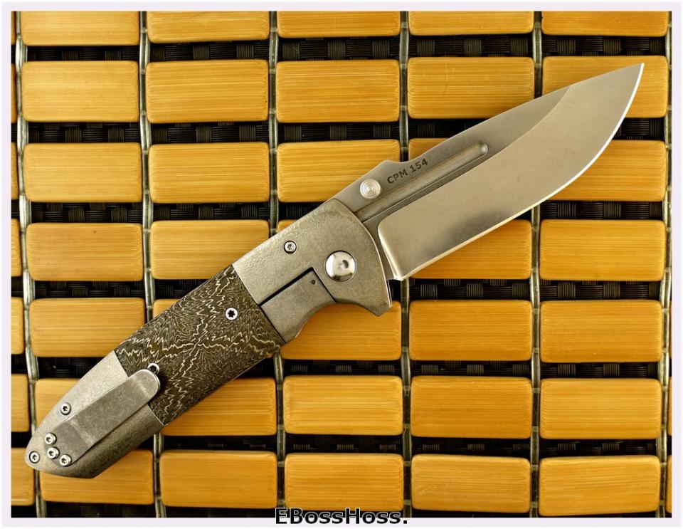 Les George Damascus Rockeye