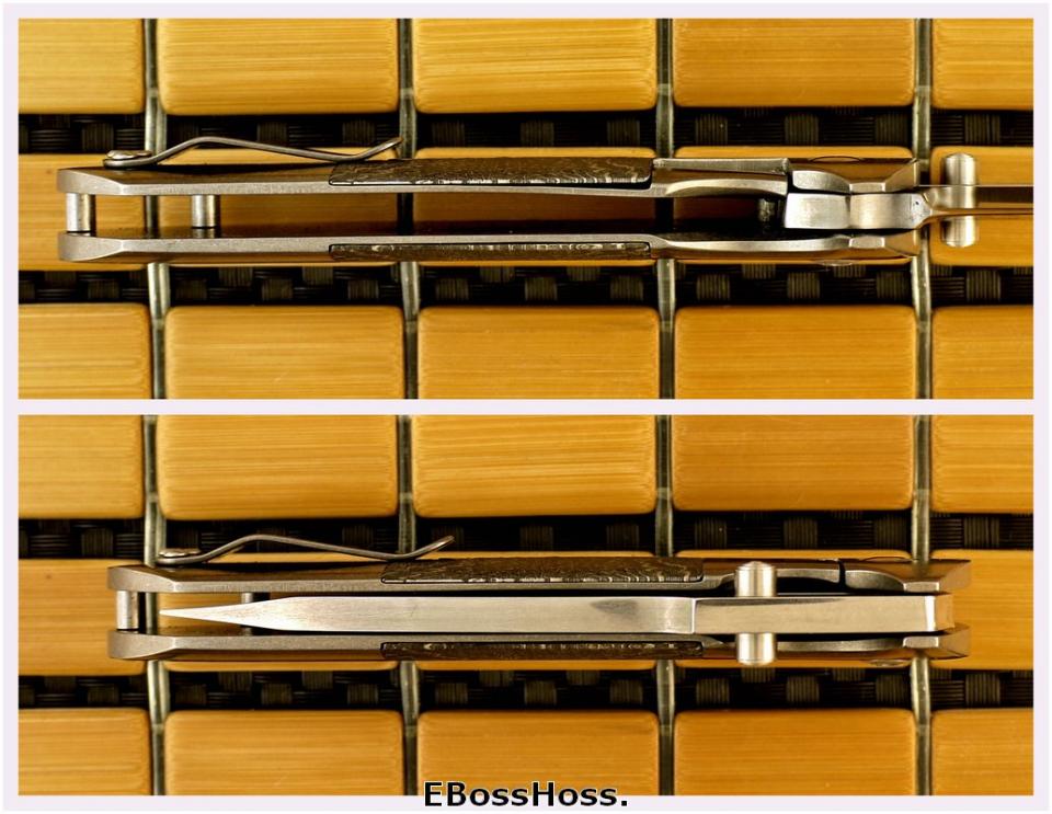 Les George Damascus Rockeye