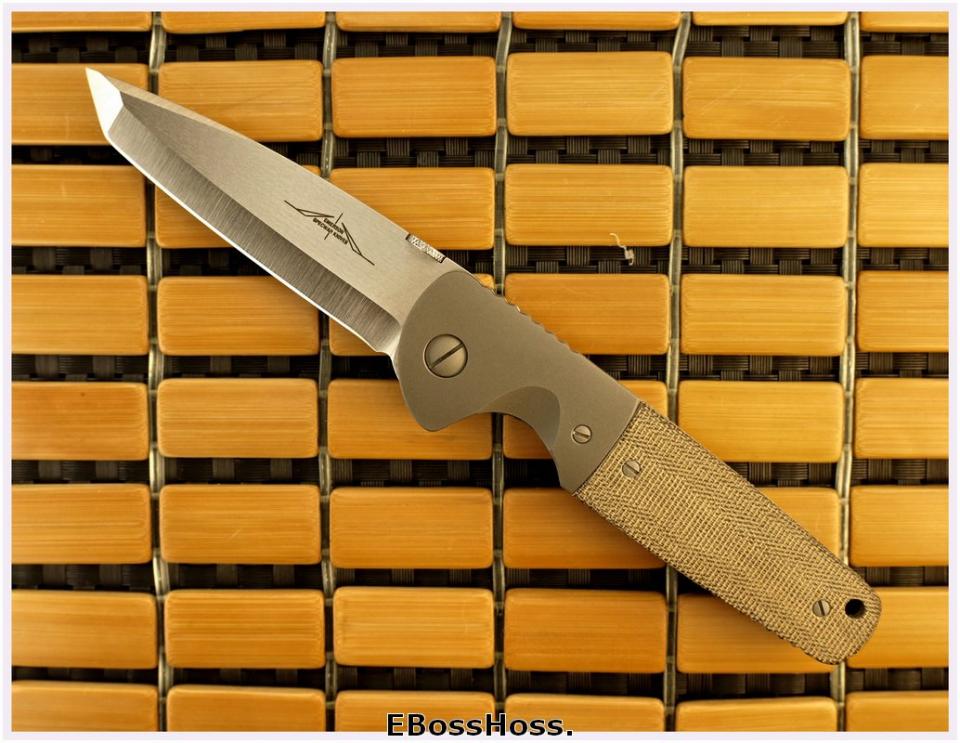 Ernie Emerson Custom Tanto w/Bolsters