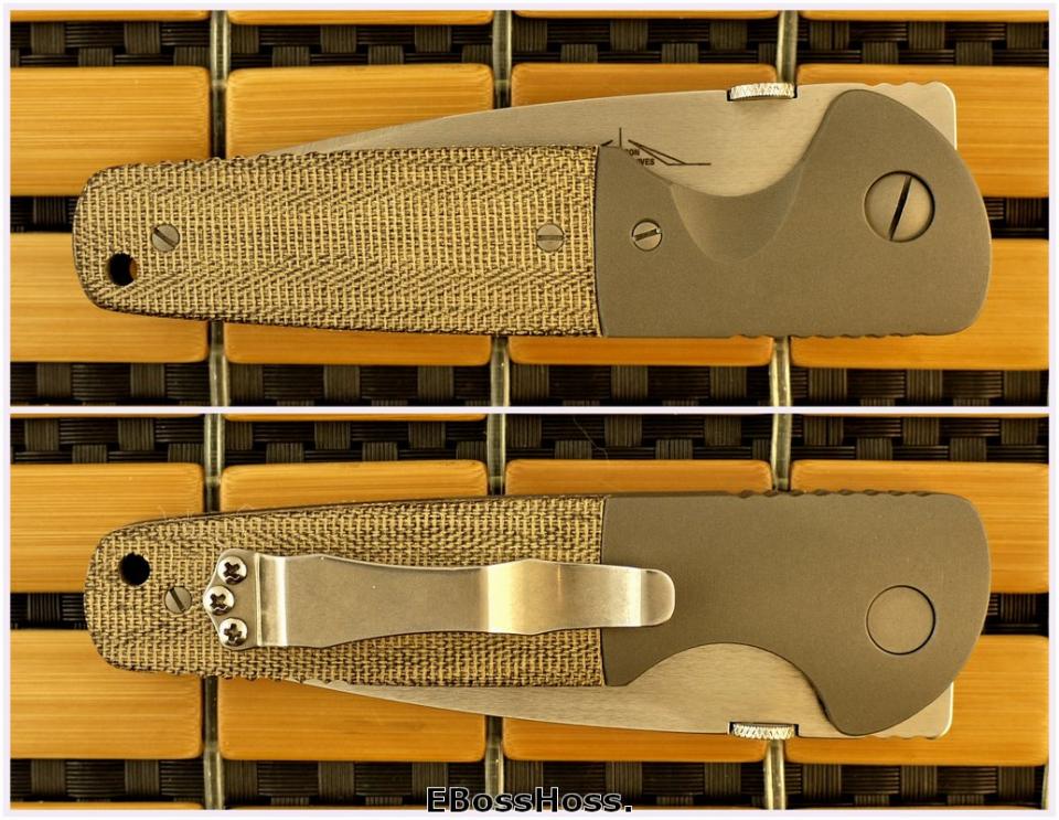 Ernie Emerson Custom Tanto w/Bolsters