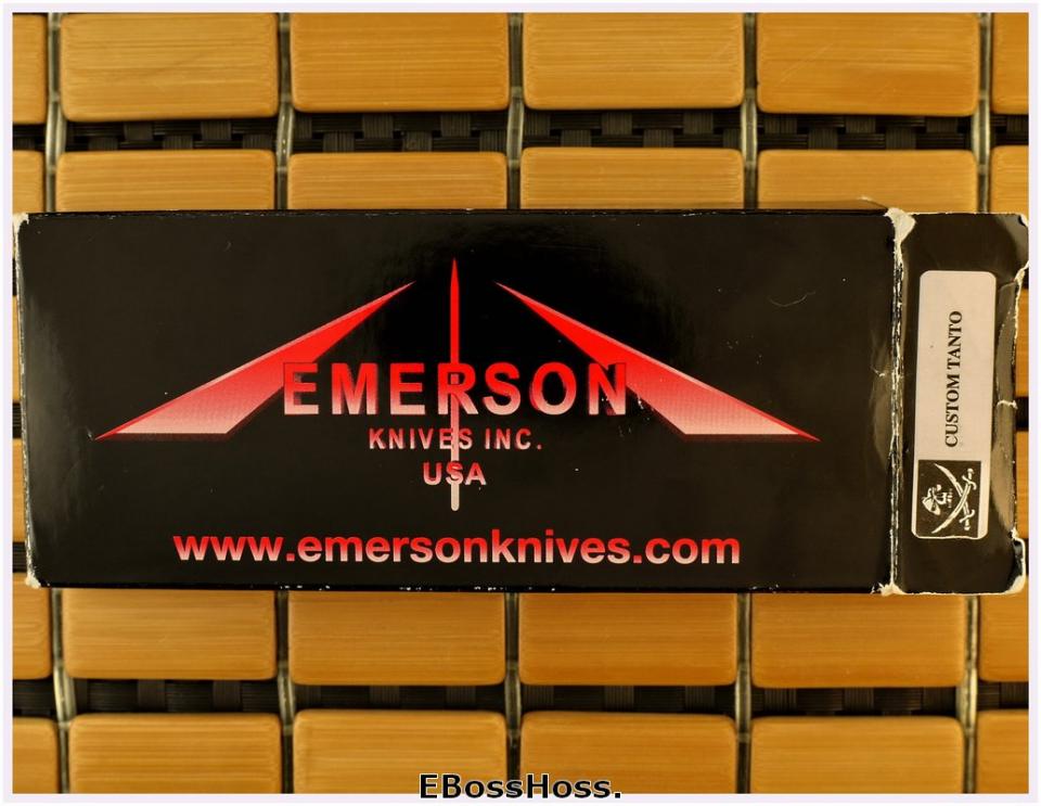 Ernie Emerson Custom Tanto w/Bolsters