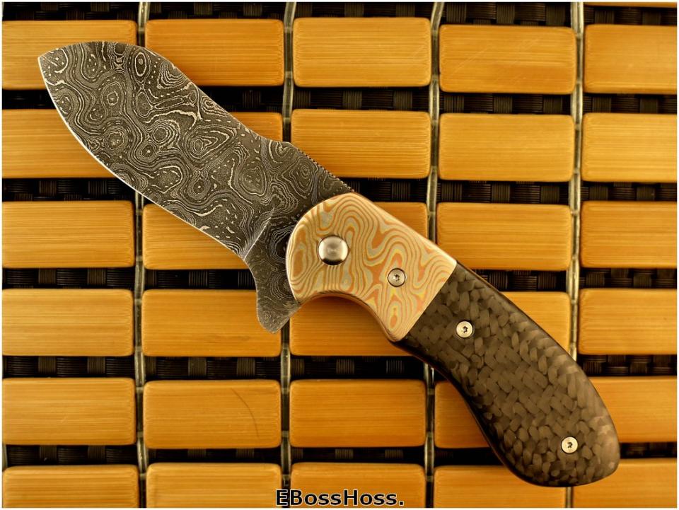 Michael Burch Deluxe Impetus Framelock Flipper