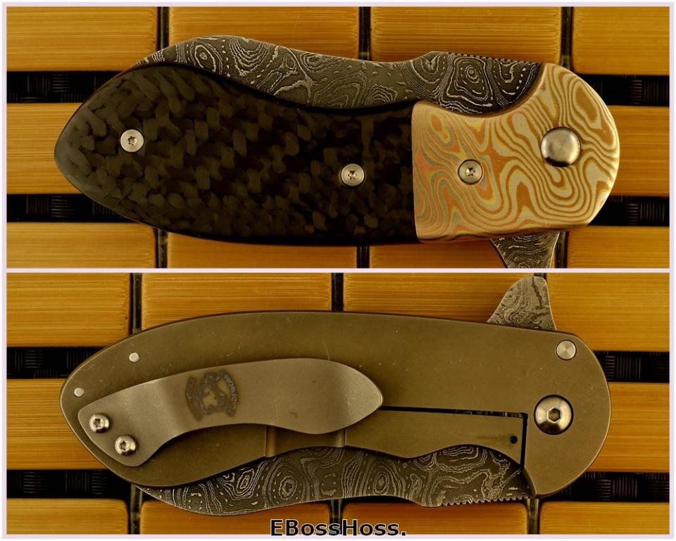 Michael Burch Deluxe Impetus Framelock Flipper