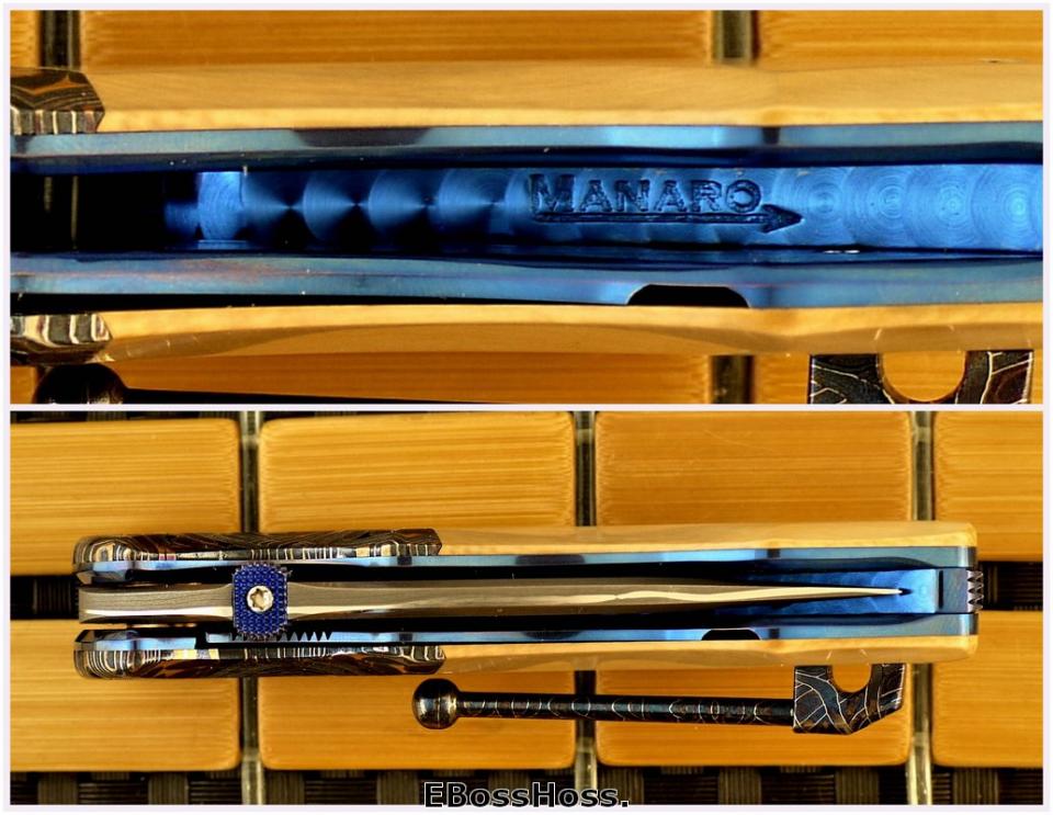 Sal Manaro Deluxe Sinner - Blade Stock by Chad Nichols