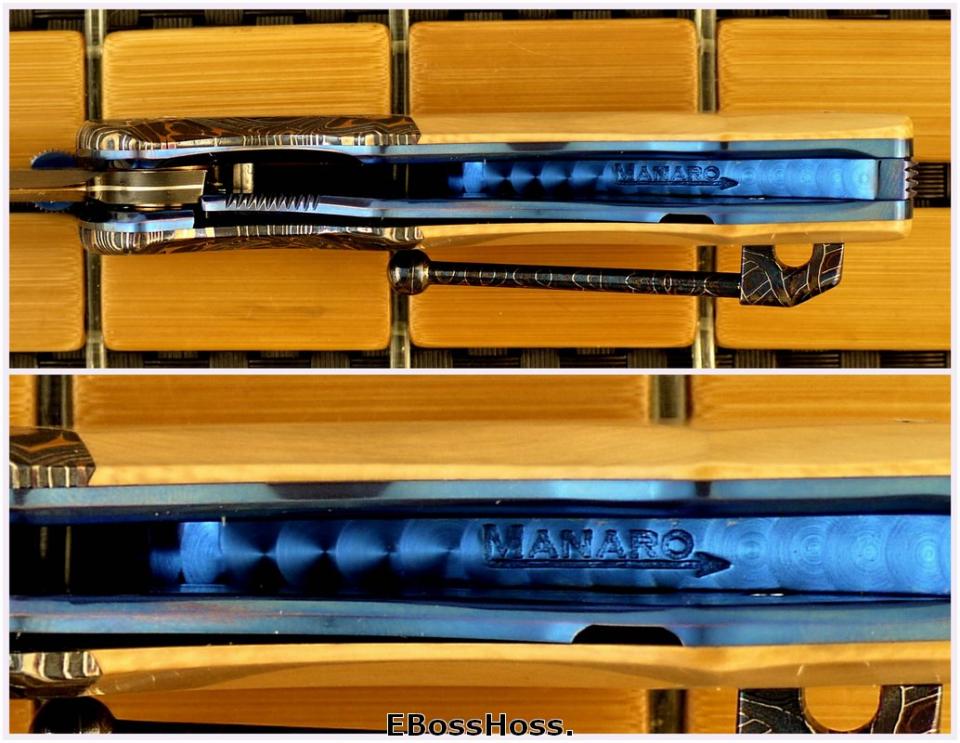 Sal Manaro Deluxe Sinner - Blade Stock by Chad Nichols