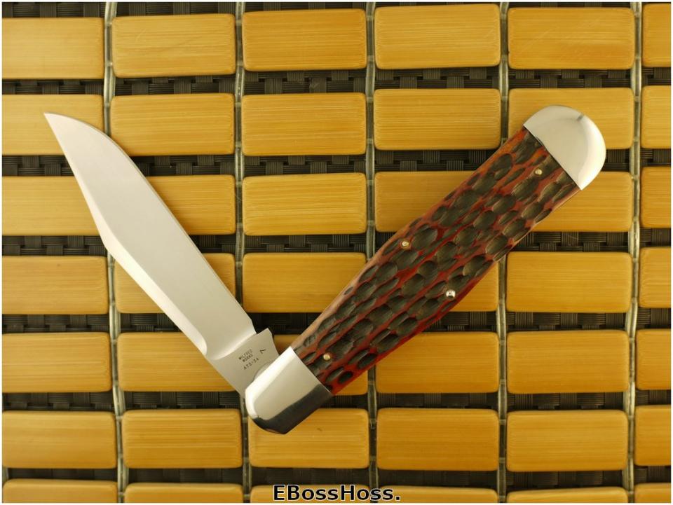 Tony Bose 5 3/8-inch Jigged AG Russell Bone Coke Bottle