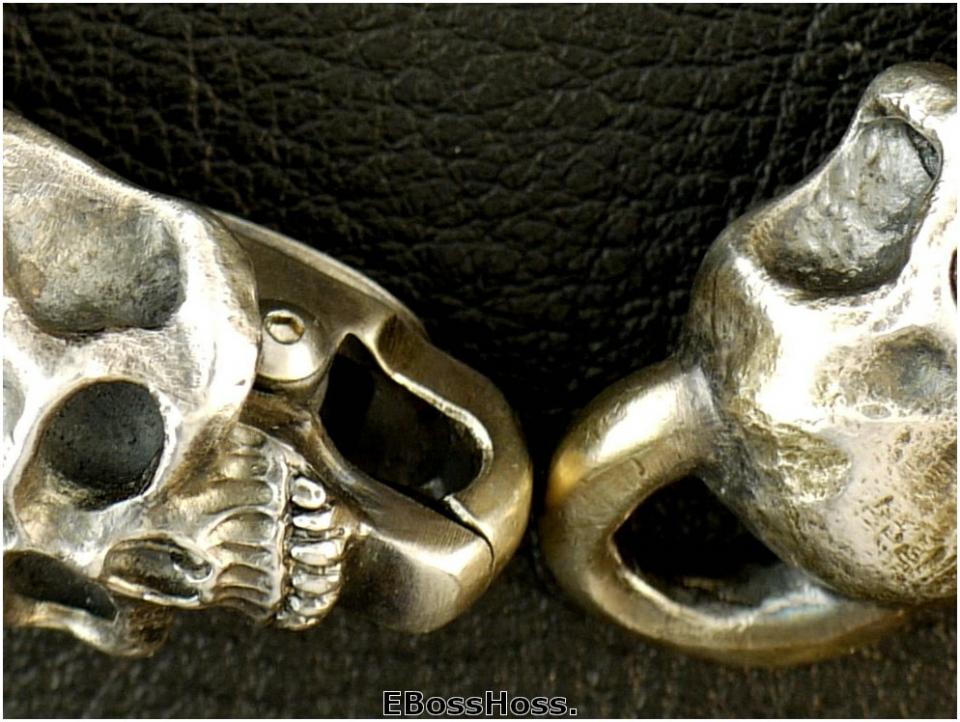 Steel Flame Sterling Silver Headhunter Bracelet